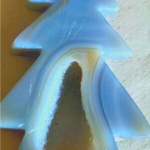 Blue Agate Tree Ornament